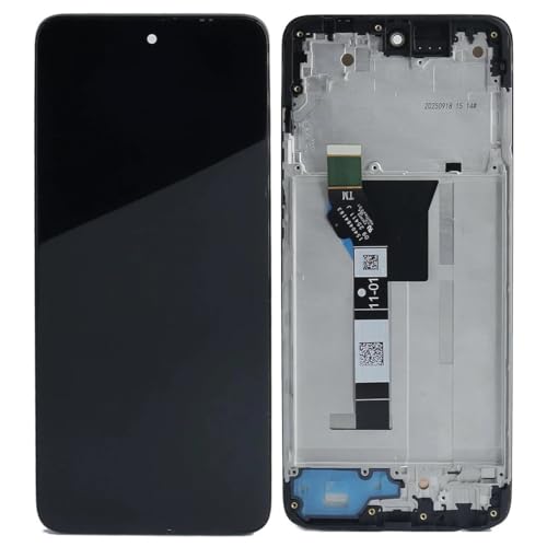 SRJTEK Reemplazo de pantalla LCD de 6.7 pulgadas para Motorola Moto G Play 2026 – Refresh HD+ XT2615 1 Display Digitizer Full Assembly (negro con marco) con kit completo de herramientas de reparación