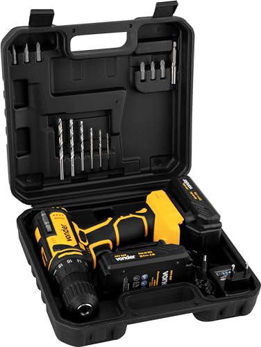 Vonder, Parafusadeira/Furadeira Bateria 20V PFV020 Com 18 Posições de Torque e Fonte Bivolt Automáti