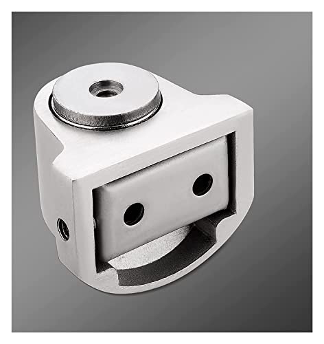 Tope de puerta magnético de suelo discreto y resistente en acero inoxidable 4