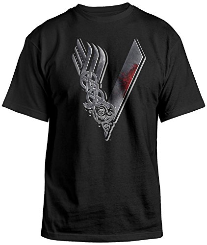 Vikings - Big V Tee T-Shirt Size M