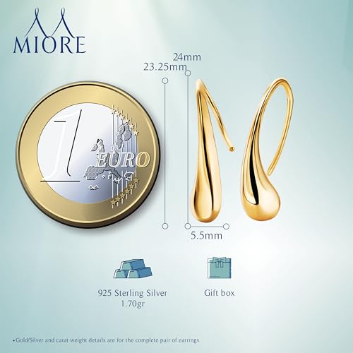 Miore-18KT-chapado-en-oro-amarillo-de-plata-esterlina-Pendientes-de-la-gota-de-las-mujeres-Pendientes-colgantes-de-moda