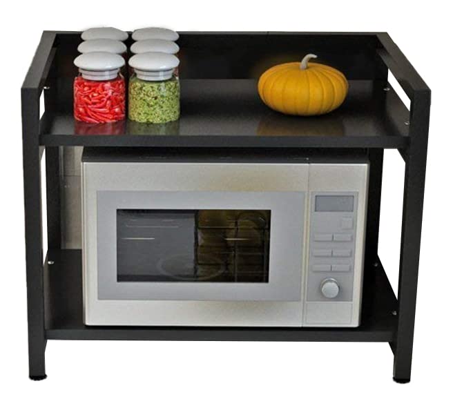 Dime Store Wooden Foldable Microwave Oven Stand for Kitchen Multi