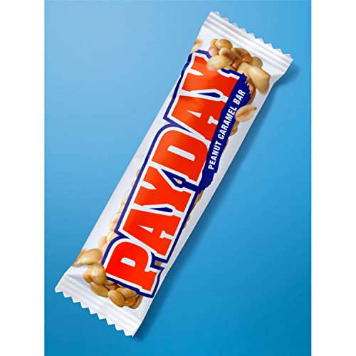 Payday Peanut Caramel Movie Snack, Bulk, Individually Wrapped Candy Bars, 1.85 Oz (24 Count) #TOP2