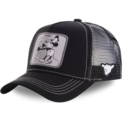Consejos para Comprar Gorras de Moda los mejores 10. 47 Gorra de béisbol de malla con cierre trasero de algodón a la moda for hombres y mujeres, estilo hip hop, papá, linda gorra de camionero con dibujos animados de animales de...