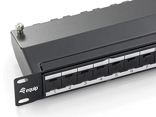 Patch panel 24-port Cat.6A shielded Equip pour stabiliser le réseau local - 3