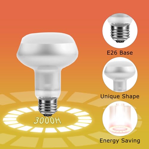 Image of 60W Intense Basking Spot Lamp - UVA Daylight Heat Bulb for Reptiles and Amphibians, Simulates Natural Sunrise and Sunset, Ideal for Bearded Dragons, Snakes, Lizards & Chicks | 2 Pack
