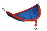 ENO, Eagles Nest Outfitters SingleNest Lightweight Camping Hammock, Orange/Sapphire
