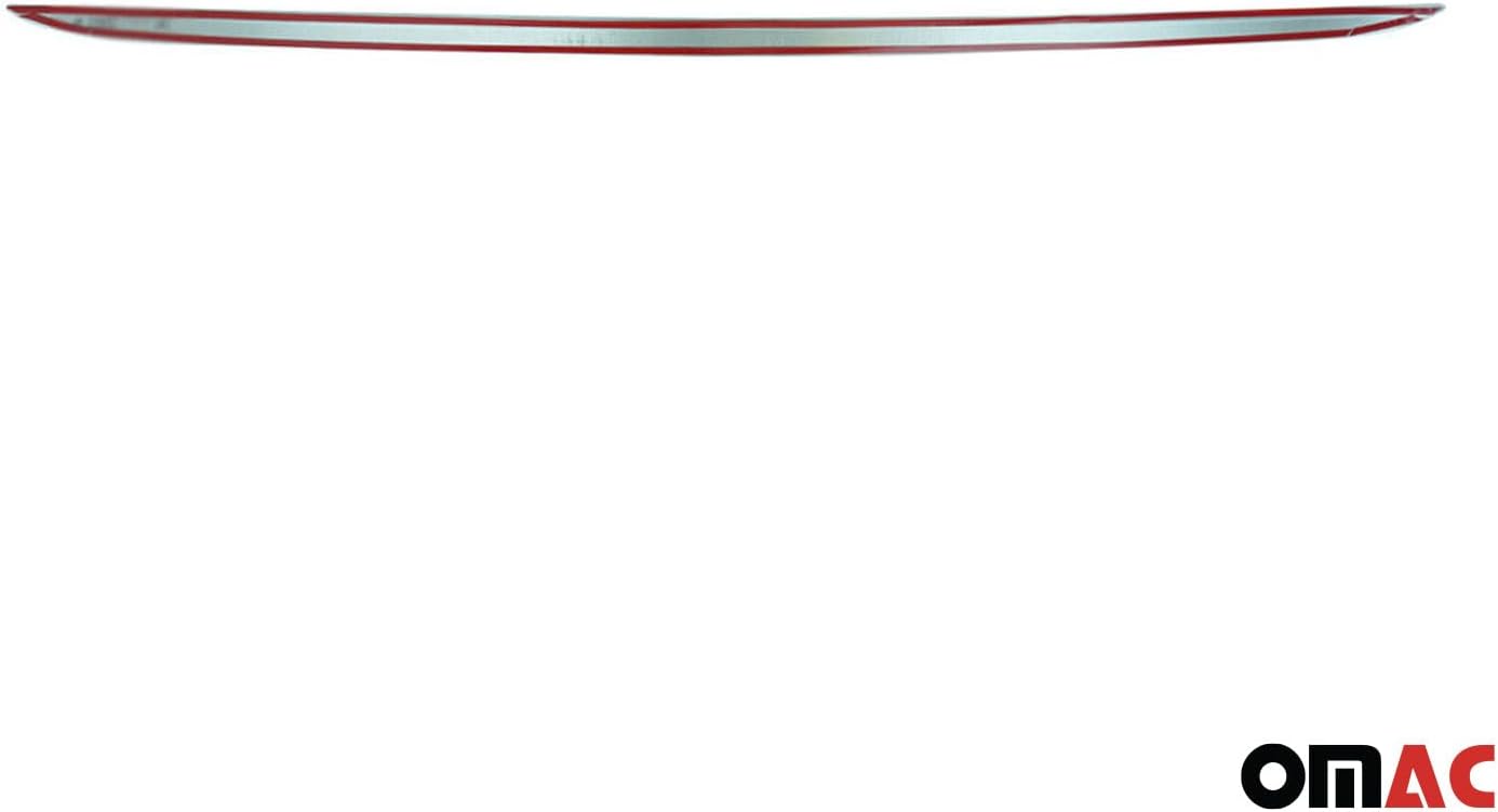 OMAC Rear Trunk Molding Trim for Hyundai Tucson 2010-2015 Stainless Steel Silver 1Pc
