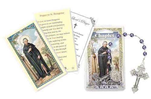 St Peregrine Chaplet Beads Set