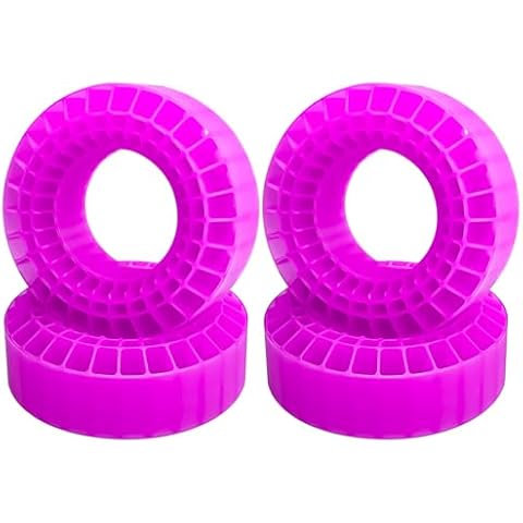 WOAEIUOS Silica Gel Insert Foam Fit - 1.9" Wheel Tires 118-122mm Foam Fit for 1/10 RC Crawler(Color: Purple) Cover