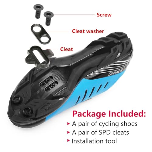 Image of Unisex Cycling Shoes Compatible with pelaton Indoor Road Bike Shoes Mountain Bike Shoes for Men and Women Delta Cleats Clip Outdoor Pedal Bicycle Shoes MTB Shoes for Men