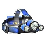  Linterna Frontal Ciclismo faro recargable caza de pesca Camping impermeable Led faro linterna Cree Xm 2 Xpe faro