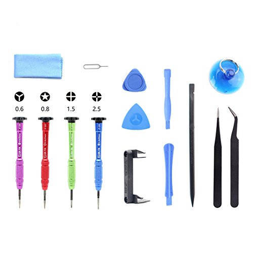 Outils de réparation pour téléphone JF-8126 kit démontage smartphone 15 en 1