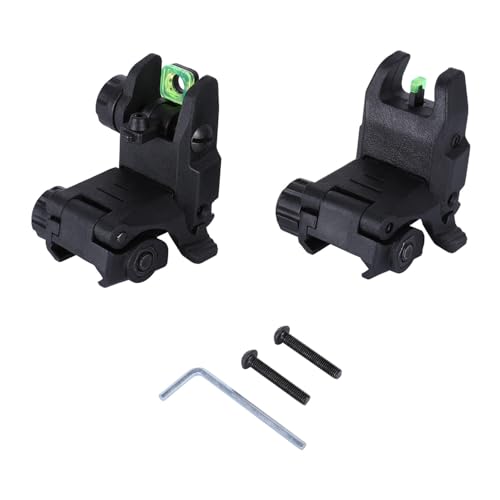 co witness red dot with flip down backup sights