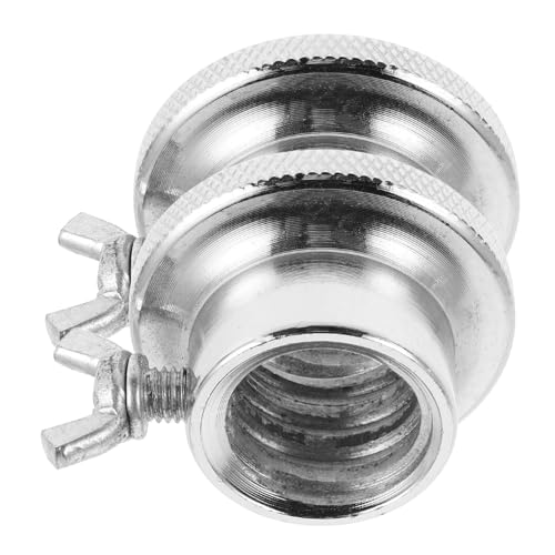 balacoo Secure Weight Lifting Dumbbell Nut Barbell Collar Screw Clamps Nuts for Fitness Equipment 2 Pack