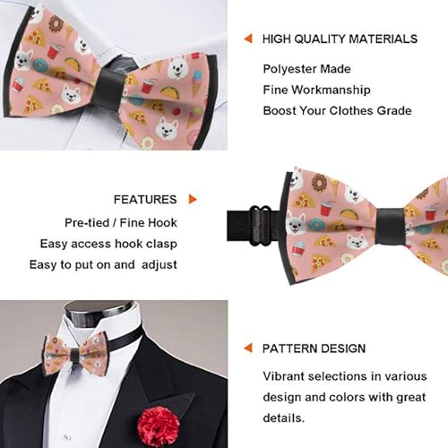 Supdreamc Adjustable Bowties For Boys, Pre-Tied Casual Formal School Party Graduation Gentleman3