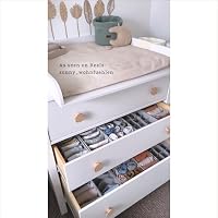 SIMPLE JOY® HEMNES Organizer passgenau in IKEA Baby Wickelkommode 60Fach – Ansicht 9