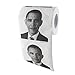 BigMouth Inc Funny Toilet Paper, Obama, Novelty Printed Toilet Tissue, 2 Ply with 200 Sheets