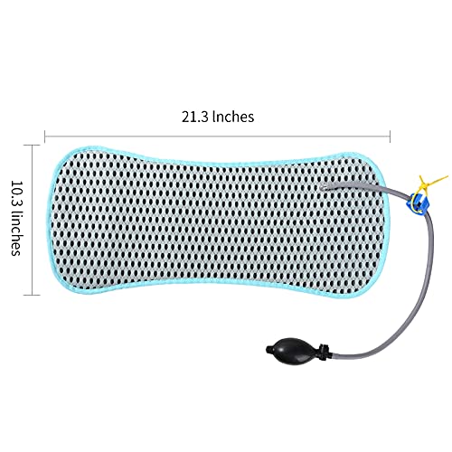 Hannvo Lumbar Support Pillow For Bed - Inflatable Back Pillow For Sleeping - Lower Back Pillow For Comfort And Pain Relief. #TOP3