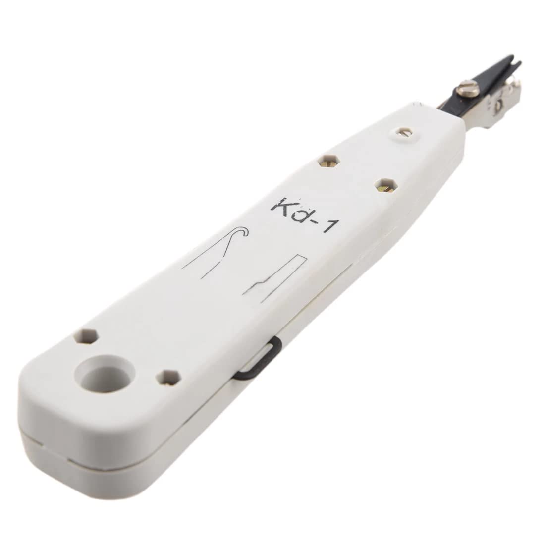 CABLEPELADO Inseritore tipo Krone o doppio IDC | Strumento di Impatto | Crimpatrice | Strumento Punch | Adatto per terminali IDC o Dual IDC, Cat 5/6/6a, RJ11, RJ44, voce