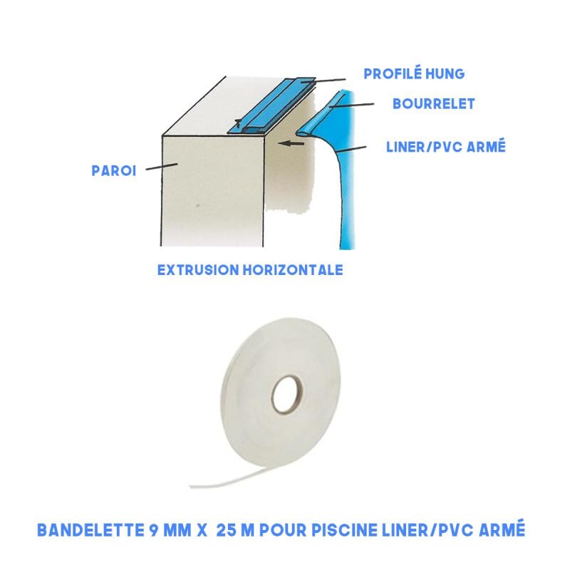 APF Rouleau de 25 m de bandelette 9 mm à souder