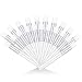 20 Pcs White Lash Shampoo Brush Eyelash Extensions Supplies Cosmetic Brushes Peel Off Blackhead Brush Remover Tool Lash Cleanser Soft Brushes (20PC)