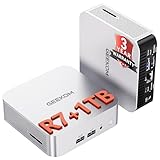 GEEKOM A8 Mini PC - Office & Creator Desktop, AMD Ryzen 7 8745HS (Beats 6800H), 1TB NVMe SSD, 16GB DDR5 RAM (Upgradable), Windows 11 Pro Mini Computer, USB4, SD Slot, 8K | WiFi 6E, 2.5G LAN