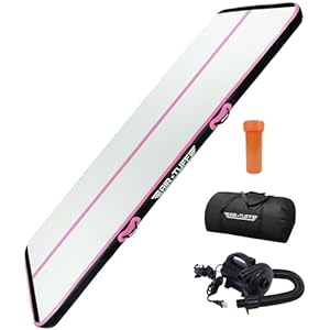 AIR TUFF Aufblasbare Gymnastikmatte Pink