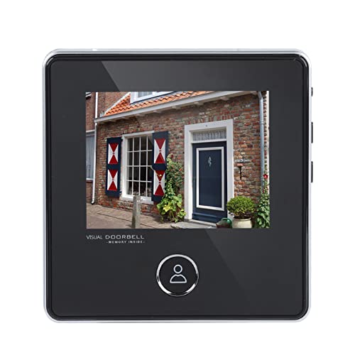 Zerodis �Z�L�����e�B�E�s�[�v�z�[�� 0.3MP �h�A�x�� �J���� �i�C�g�r�W���� �ʐ^�B�e�\�ȃh�A �r���[�A�[ LCD���j�^�[�L�p90°�J�����������A���^�C���Ď��@�\�t���ƒ�p�Z�L�����e�B����IR��ԃ��[�h�t��