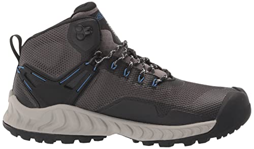 Keen Men's Nxis Evo Mid Height Waterproof Fast Packing Hiking Boot, Magnet/Bright Cobalt, 10 #TOP5