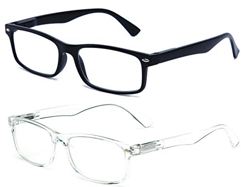 Image of Newbee Fashion-Clear Lense Glasses Men Women Fashion Clear Lens Glasses Frame Non Prescription Rectangular Frame