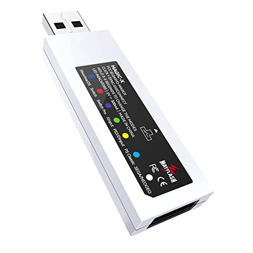 MAYFLASH MAGIC-X Bezprzewodowy adapter Bluetooth USB dla Xbox Series S/X, Xbox One, Switch, macOS, Windows, Raspberry Pi, Kompatybilny z PS5, PS4, Kontrolerem Bluetooth Xbox i więcej
