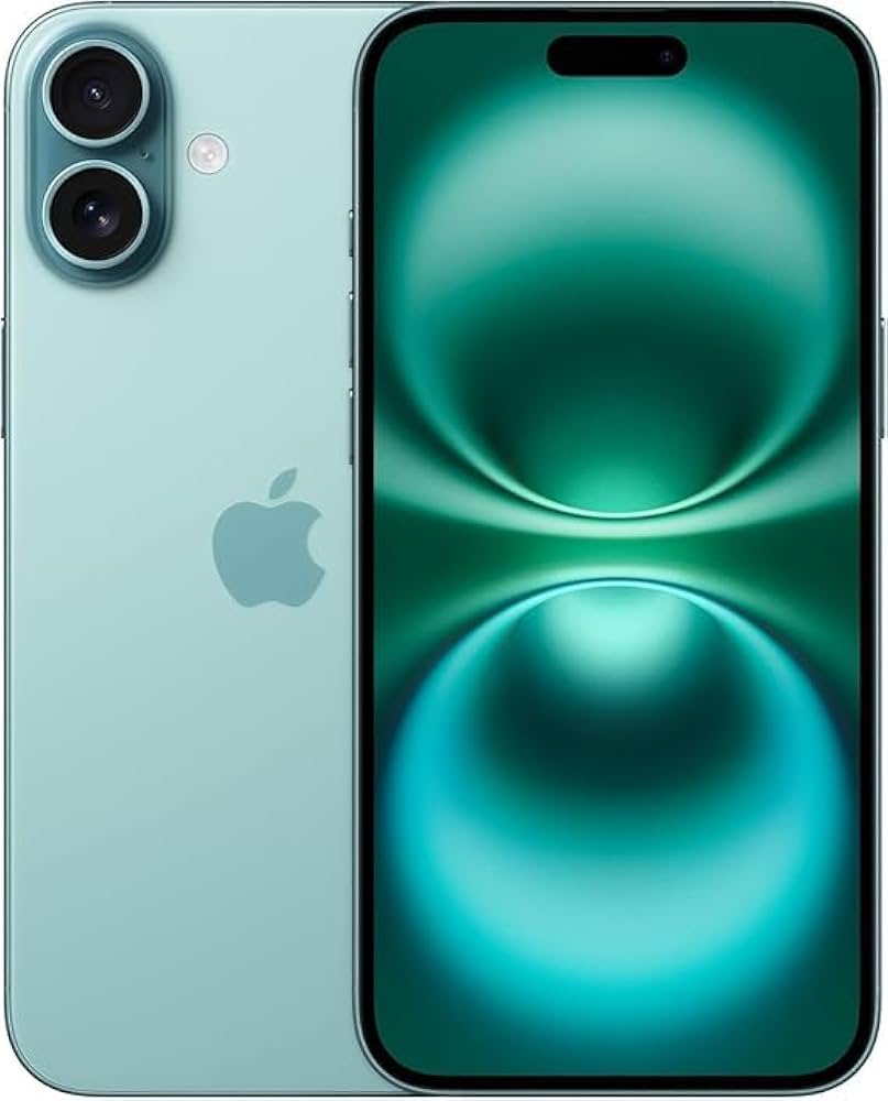 Amazon.com: Apple iPhone 16, 128GB, Teal - Verizon (Renewed