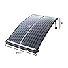 GAME 4721-BB SolarPRO Curve Solar Pool Heater, Made for Intex & Bestway Above-Ground and Inground Pools, Includes Intex Adapters, 2 Hoses & Clamps