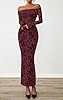 PRETTYGARDEN Womens Off The Shoulder Floral Maxi B... #1