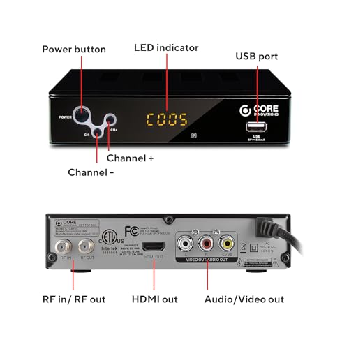 DP CTCB105 Over The Air Digital TV Converter & DVR Box - Thumbnail 7