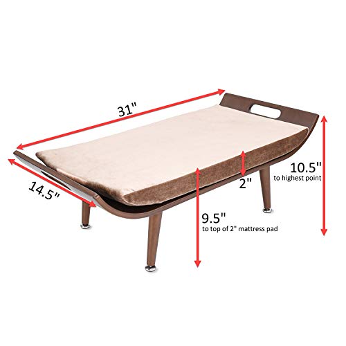 Penn-Plax Cat Walk Furniture: Luxury Lounger Cat Bed – Mid-Century Modern Cats - Brown (Catff18) #TOP4