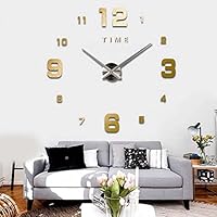 スタイリッシュモダン 3D立体数字ウォールクロック 非電波静音 掛け時計 壁掛け時計 北欧 おしゃれ 3D立体数字 ウォール