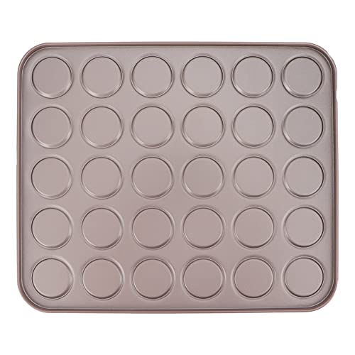 Bandejas for hornear, molde for pasteles de macarrones, alfombrillas for hornear macarrones, moldes for hornear for macarrones, galletas, pan, pasteles, postres(S)