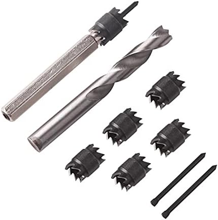 TOPWAY punktschweiß-bohrer 9 Stück Punktschweißschneider Blechlochschneider Stan