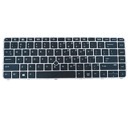 Clavier pour HP EliteBook 745 G3 noir offrant une frappe précise