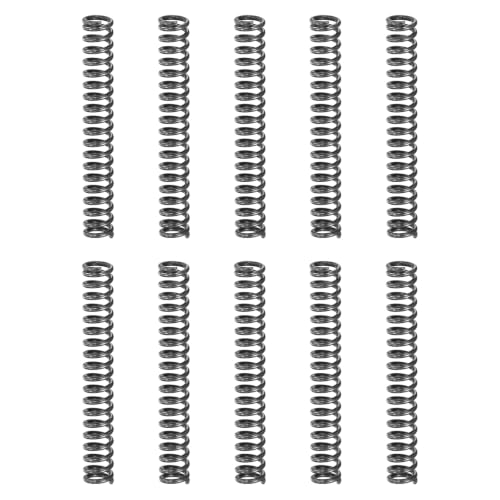 uxcell 10Pcs Compression Spring 5mm OD 0.8mm Wire Size 35mm Free Length