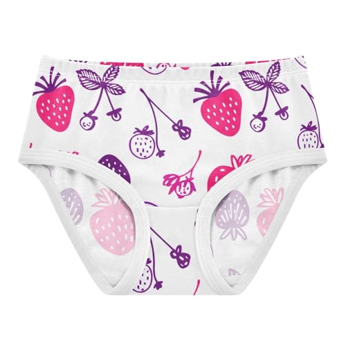 Girls' Underwear Strawberry Toddle Brief Panties 2-8 Years 20300728