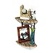 SRIWATANA Corner Shelf 2-Tier Wall Mount Floating Shelves, Rustic Wood Wall Storage Shelves Cute Shelves for Any Room