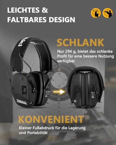 Elektronischer Gehörschutz Prohear 030 für Schießsport und Jagd