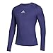 adidas Training Alphaskin Sport Long Sleeve Tee, Collegiate Purple, XX-Large