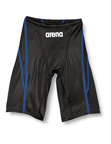 【FINA承認】 arena(アリーナ) 競泳水着 レース用ボーイズ ジュニア AQUA ADVANCED ジュニアハーフスパッツ ブラック(BKBU) R140 ARN-1022MJ