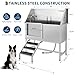 HarmoHaby 304 Stainless Steel Dog Washing Station 50