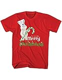 Pillsbury Doughboy Merry Christmas Greeting Mascot Red T-Shirt