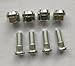 XYUJIE Front or Rear Wheel Studs & Lug Nuts # 85-1040 Replacement for 2003-2014 Suzuki LTZ400 LTZ250, 2008-2018 KingQuad LT-A 500 700 750 LTA500 LTA750 ATV